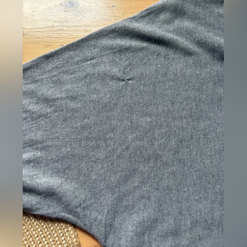 Zadig & Voltaire Charcoal Knit Dolman Top Size Small - Picture 8 of 15